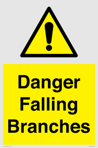 Danger Falling Branches